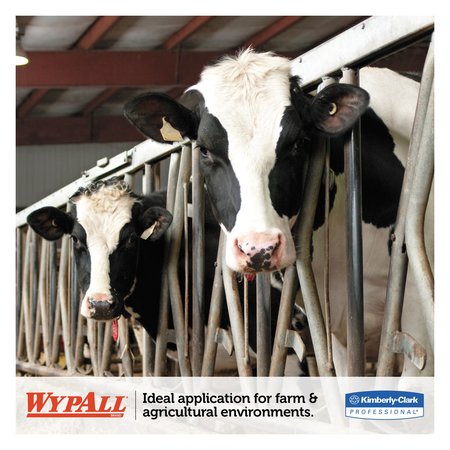 Wypall SANI-PREP Dairy Towels, POP-UP Bx, 1, PK18 KCC 01772